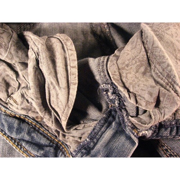 SILVER Lola Womens Jeans 28 x 31 MEASURED Low-Rise TAG 26/33 Blue Denim - Picture 8 of 10